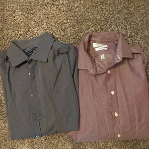 2 Men’s Dress Shirts Regular Fit